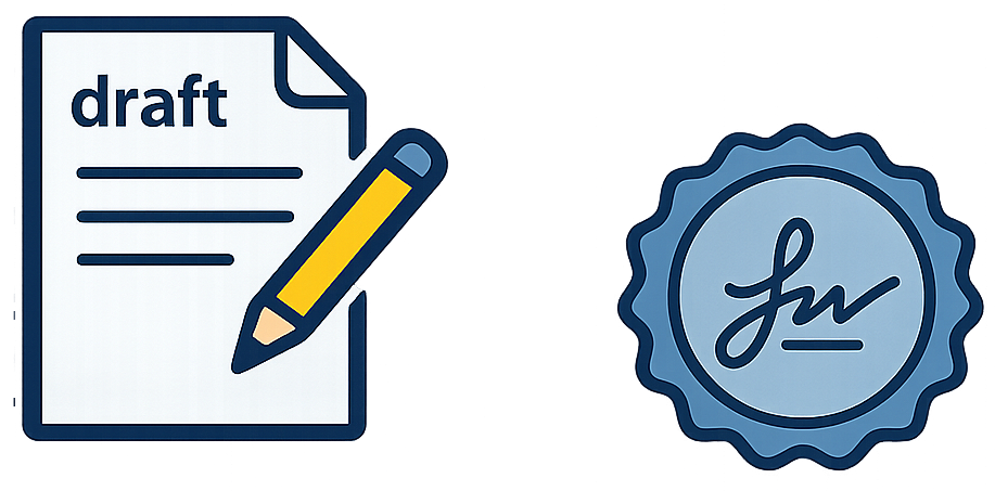 Draft & Endorse
a Purchase Order