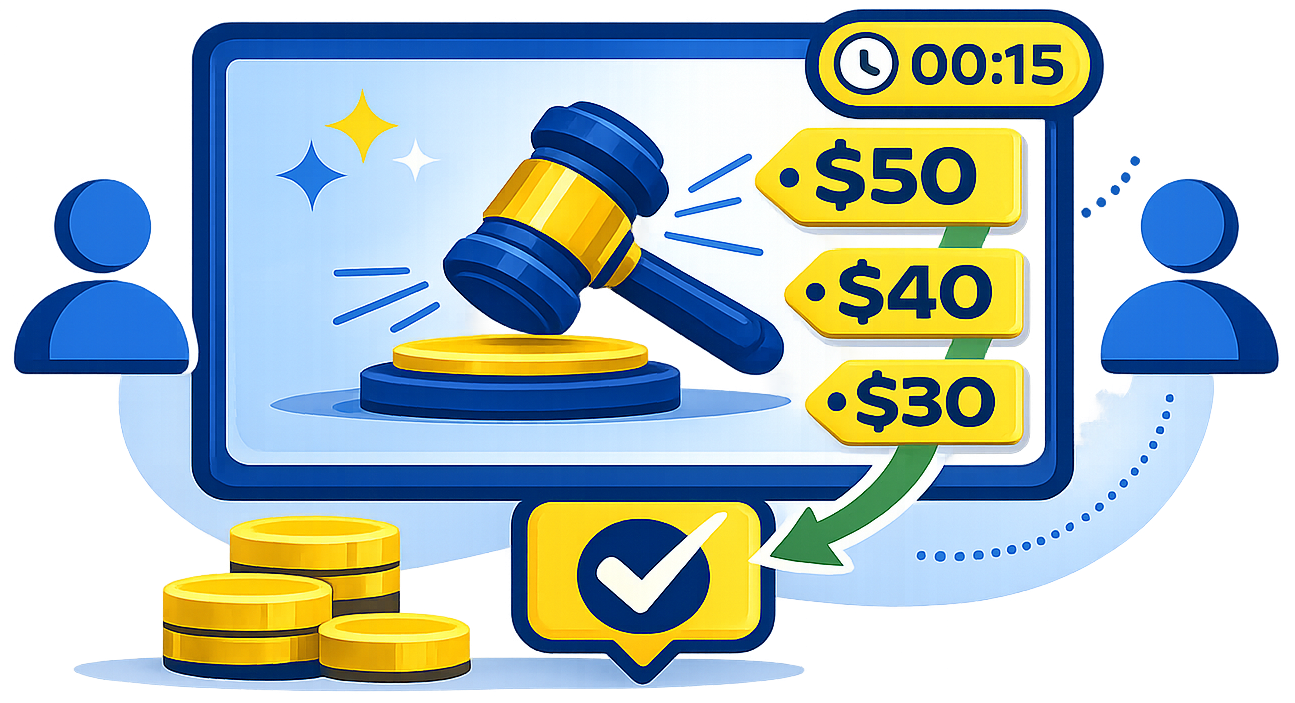 Reverse Auction Logic